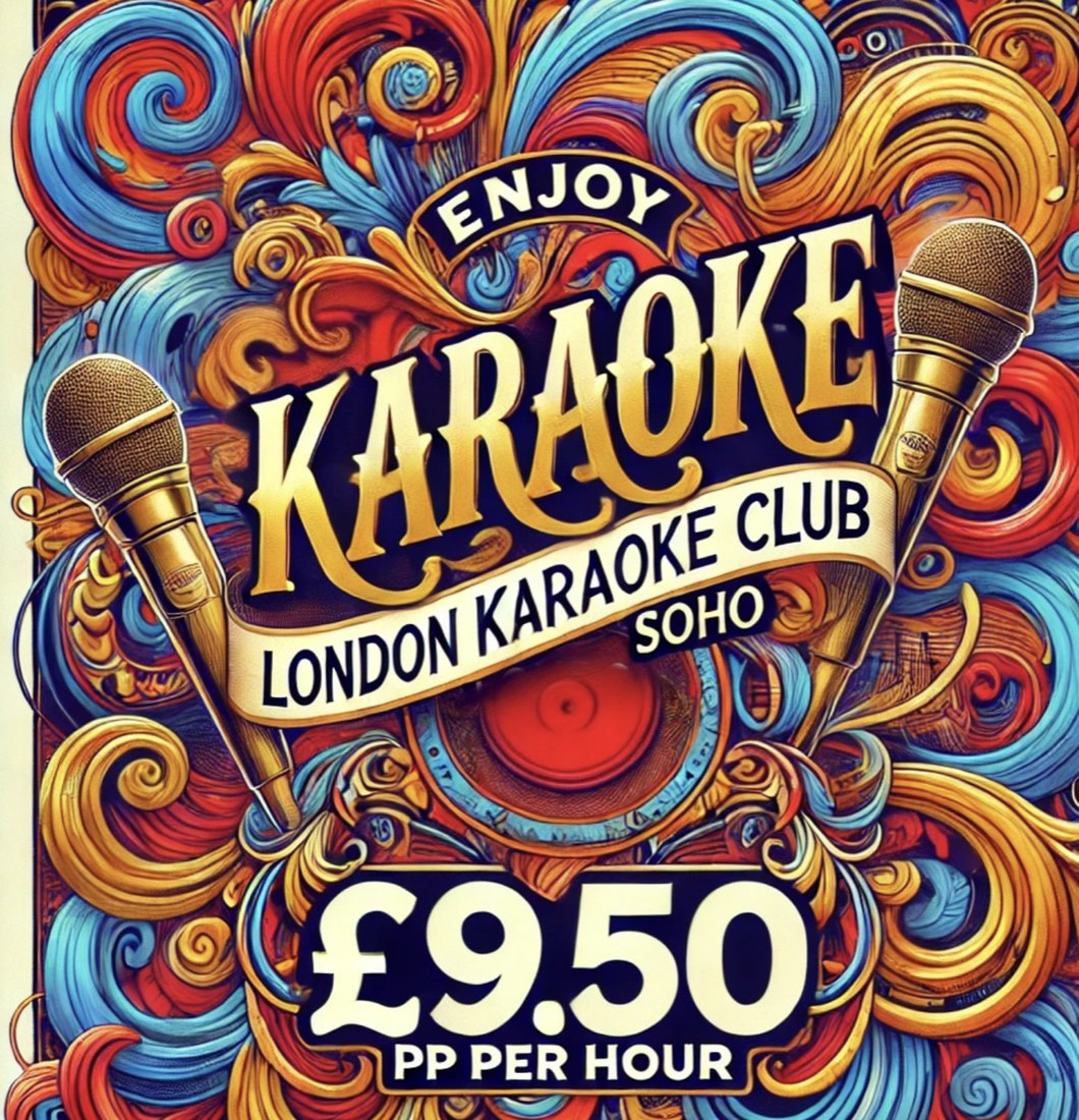 Guests singing in a private karaoke space at London Karaoke Club Soho